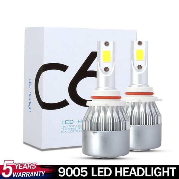 

2pcs h1 h3 h7 h8 / h9 / h11 9005 9006 лампа 72w фары авто лампы автомобиля сид 6000k 12v белый автомобильные лампы автомобильные аксессуары