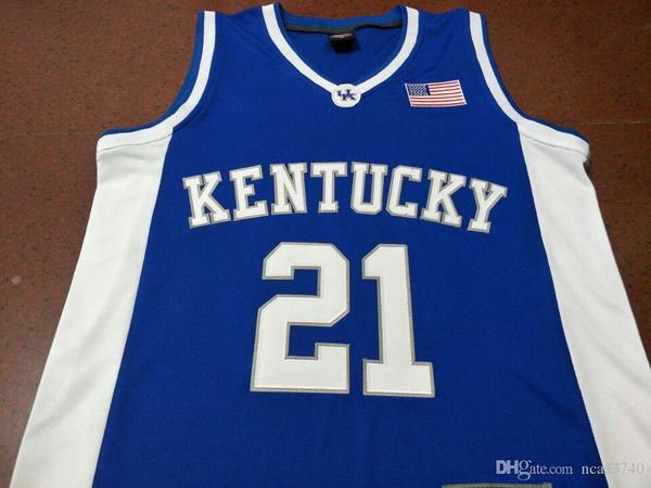 

custom men youth women rare #21 kentucky tayshaun prince college basketball jersey size s-4xl or custom any name or number jersey, Black