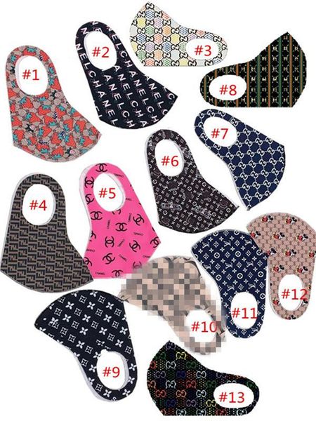 

face masks spring summer designer washable mask luxury sunproof dustproof cycling sports mouth cover breathable masks men women 2020 e4301