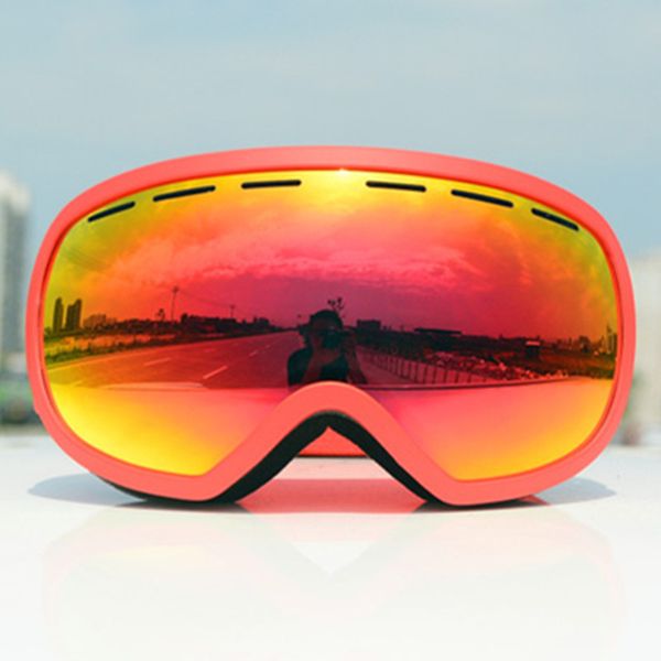 

brand new unused full coated ski goggles card myopia / double anti-fog hx10