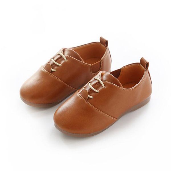 

crone spring kids pu leather shoes boys loafers size 21-30 baby toddler first walkers children casual flat shoes, Black;grey
