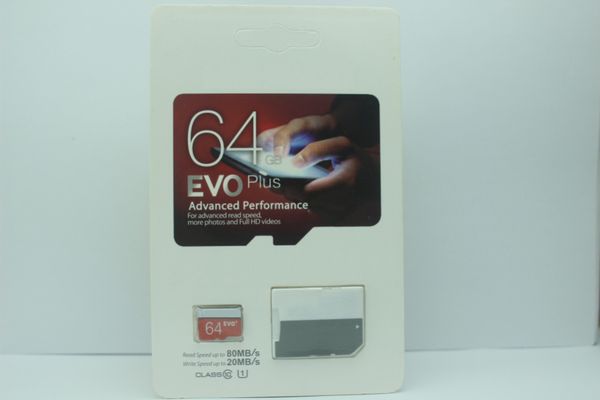 

Card UHS-I Class10 Mobile Memory 2019 Лучшие продажи популярной 64GB 32GB EVO PRO PLUS microSDXC Micro SD 80Mb / с