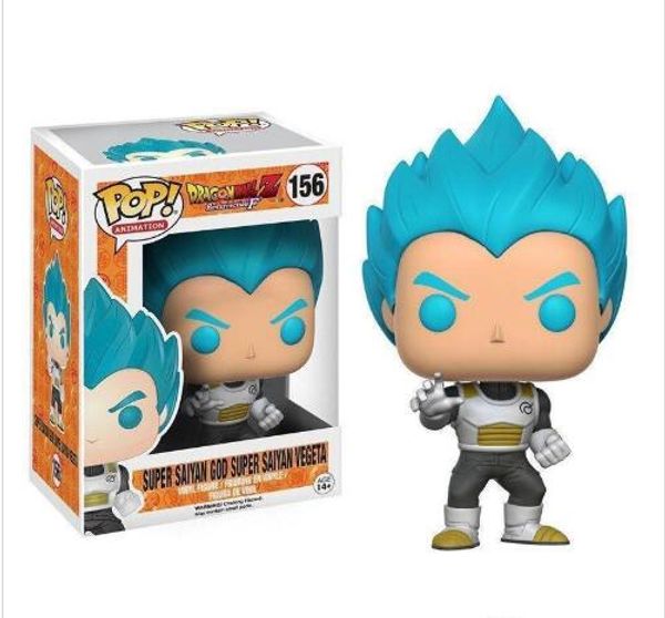 

design funko pop dragon ball z super saiyan vegeta super saiyan god vinyl action figure with box kids