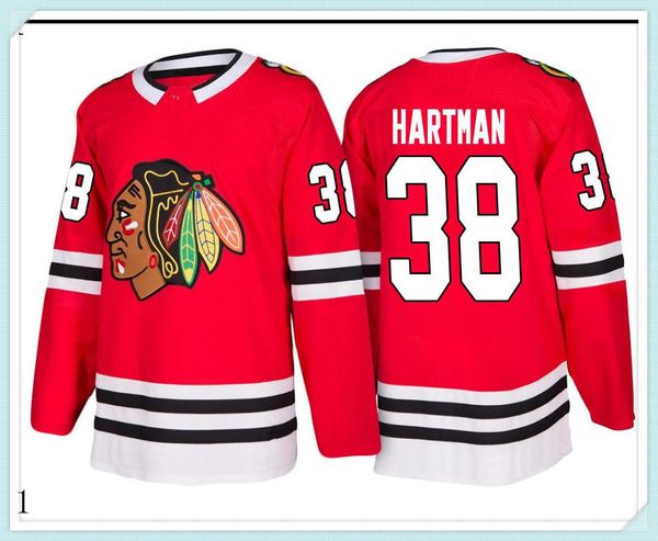 

2019 2020 Hockey Jerseys Quick Dry BLUE red Embroidery Logos Free Shipping Cheap wholesale Men Size Jersey121