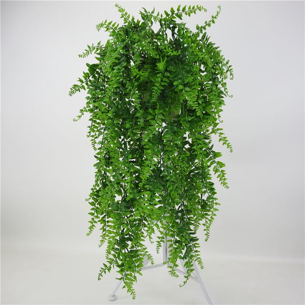 

artificial leaves plastic plant vine wall hanging garden living room club bar decorated fake leaves green plant ivy