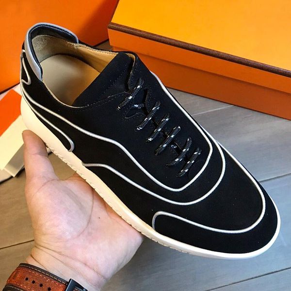 

new high-quality men's sports shoes luxury designer shoes men's sports shoes couple models with original box qw, Black