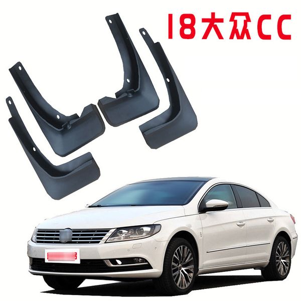 

tommia for volkswagen cc 2018 car mud flaps splash guard mudguard mudflaps 4pcs abs front & rear fender