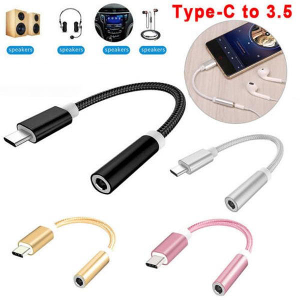 

usb c 3.1 type c to 3.5mm headphone extender jack aux adapter cable audio cable for mobile phone 20a20