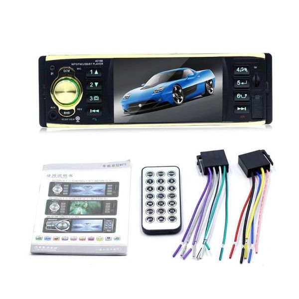 

car radio 1din mp5 hd multimedia support usb / aux / fm rearview mirror camera handssteering wheel remote control radio