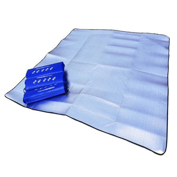 

200*200cm outdoor picnic mat aluminum film super light waterproof and warm camping mat (2.5mm thick with bag