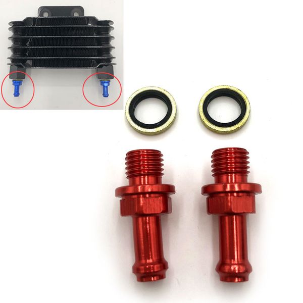 

m10 fuel hose bolts adapeter oil cooler refit connection screw for motorcycle engine cylinder head dirt pit bike monkey bike