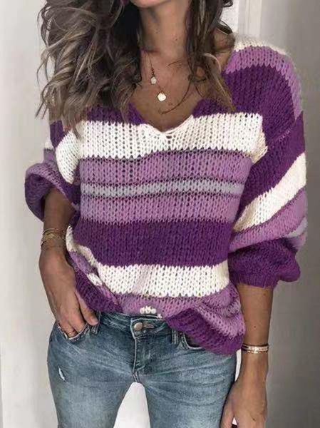 

oeak 2019 autumn winter korean style striped sweater women long sleeve jumper sweater pullover knitted pull femme, White;black