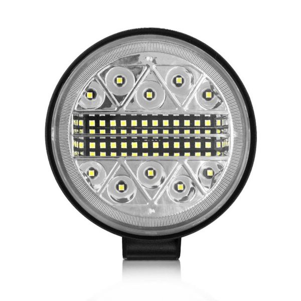 

1 шт 102w круглый белый свет внедорожник модифицированный свет крыши пластик + стекло стабильная производительность освещения огни