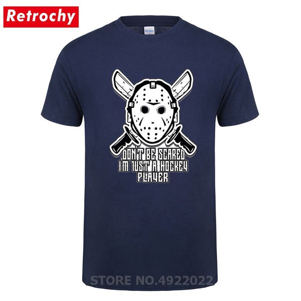 

streetwear hockey player jason t-shirt men funny halloween tees ice hockeys player gift friday 13th horror mask voorhees t shirt, White;black