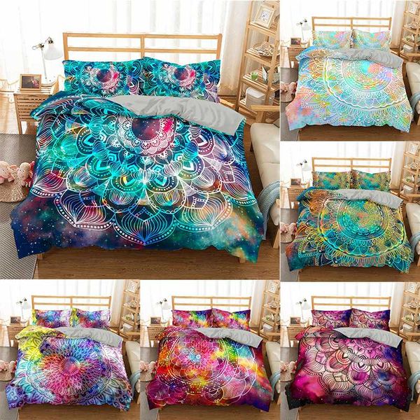 

boniu bedding set mandala duvet cover set pillowcases comforter bed double twin single bed 3d bedclothes