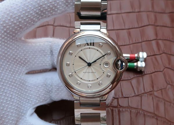 Jf-we902075 montre DE luxe W0501N1950 Caja de reloj chapada en oro de 18 quilates 9015 movimiento mecánico automático cristal de zafiro relojes para hombre