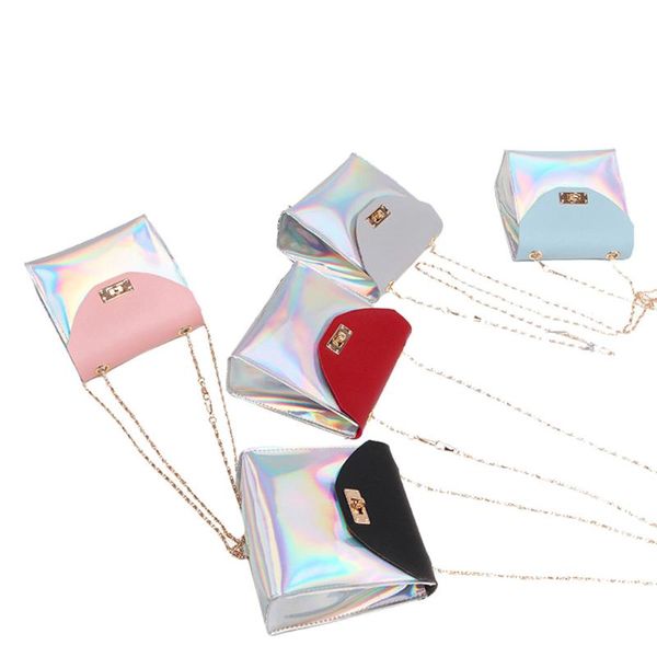 

мода лазерная сумка женщин 2019 кроссбоди мешок для женщин сумка сплошной цепочкой ремень-мессенджер лоскут мешок телефона#краны закрепитель