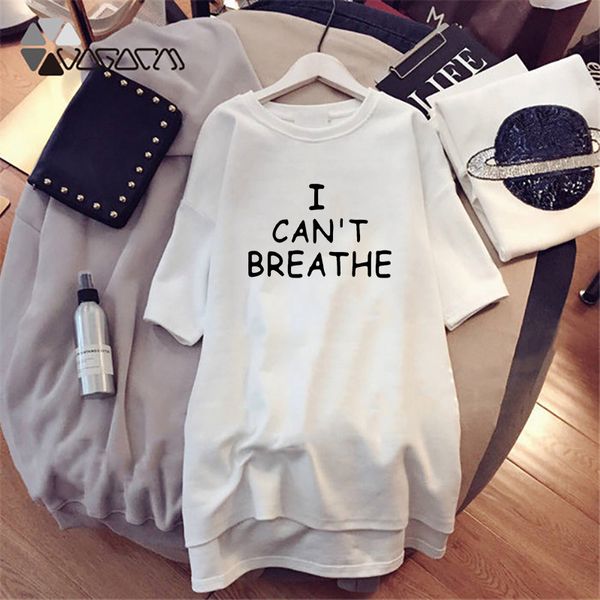 

i can't breathe dress 2020 summmer fashion women letter printed loose dress street style black lives matter dress, Black;gray