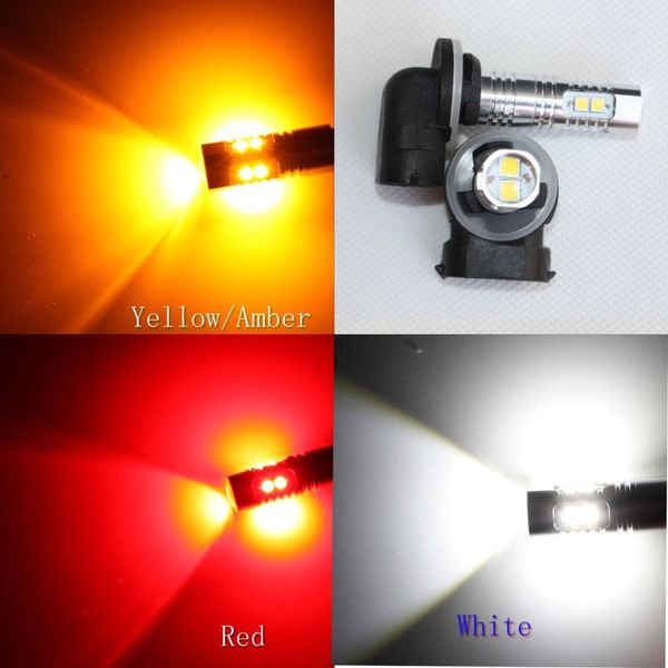

50w led high power chips car fog drl light dc12-24v 2pcs (881, red