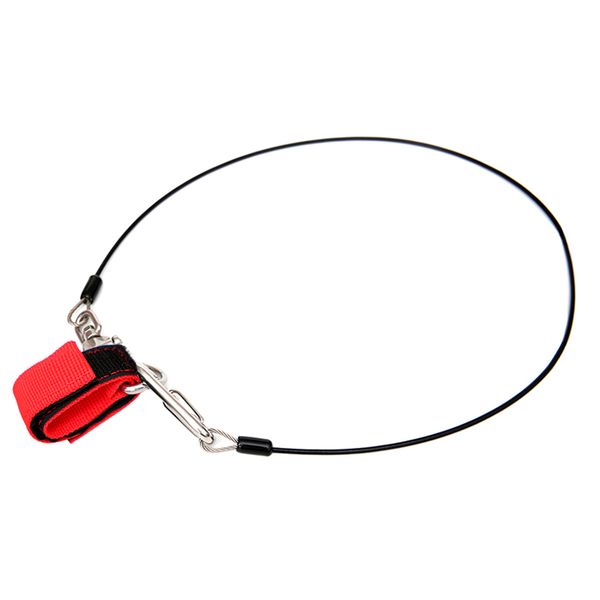 

adjustable scuba diving wrist strap lanyard band cord with d-ring carabiner