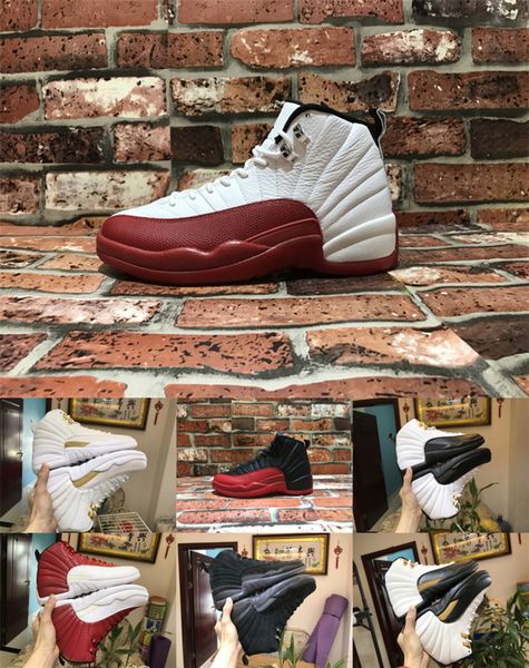 

12 12s fiba cny wntr mens women basketball shoes reverse taxi game royal blue gym red wings grey men sport designer sneakers trainers