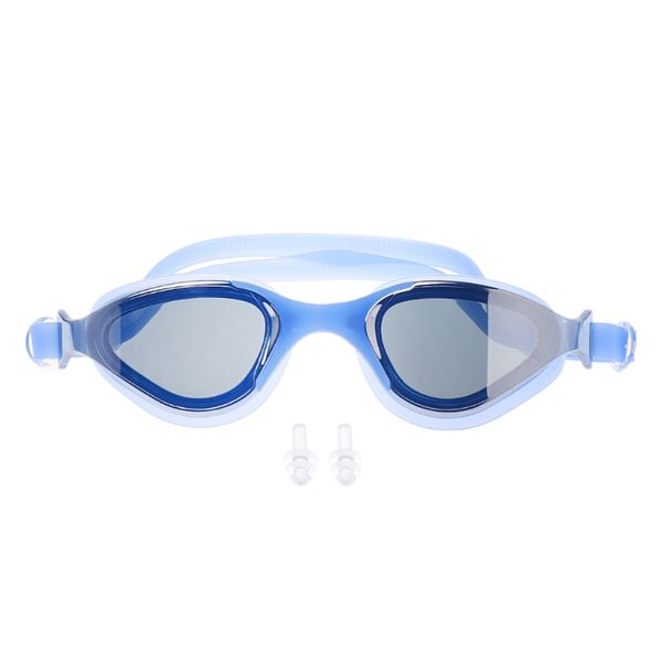 

professional silicone swimming glasses adults plating waterproof antifog goggles q6pb