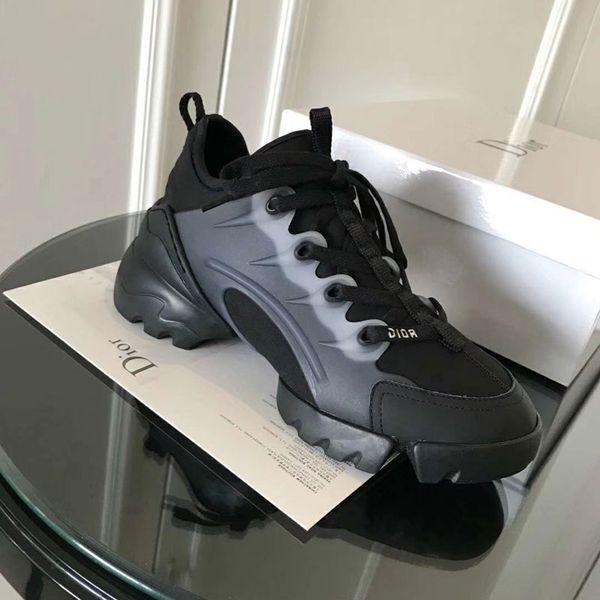 

2019 горячая мода обувь на высоком каблуке кожа повседневная уличная обувь для женщин и мужчин классическая обувь с коробкой 36-45 f1685, Black