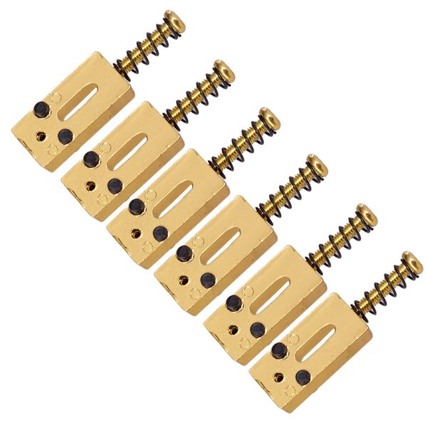

6 pieces roller saddle bridge string saddles for electric guitar