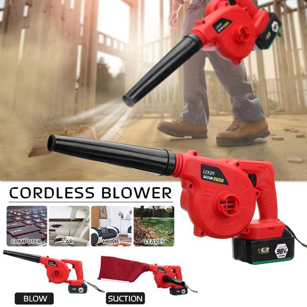 

new handheld cordless leaf blower dust sweeper vacuums 12800mah li-ion battery cordless blower 220v
