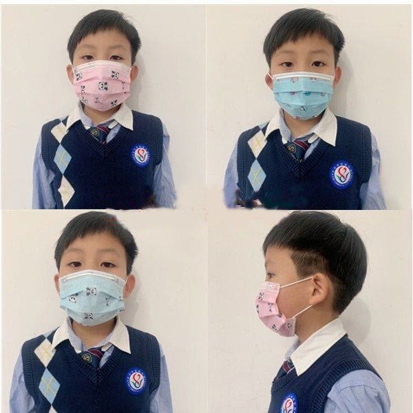 

бесплатная доставка dhl завод прямое горячего оптовая продажа одноразовая защитный 3ply ушного отпечатанный мультфильм дети дети маска для л