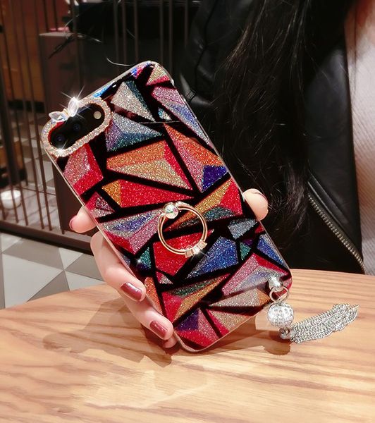 

luxury phone case designer for iphone 11/ 11pro/11promax fashion iphone xs max xr x/xs 7p/8p back cover with kickstand rhinestone wholesale