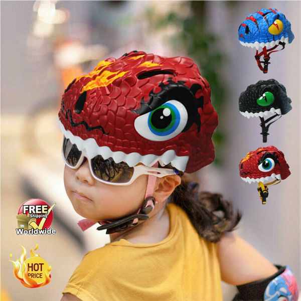 

cute kid bike cycling animal helmet for scooter skateboard adjustable child safety protective gears