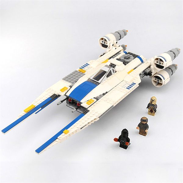 

05054 679pcs the rebel u wing fighter jets model building blocks bricks education toys kids christmas gift compatible with 75155