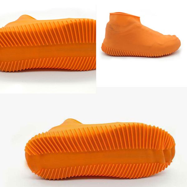 

силиконовые anti-skid водонепроницаемый дождевик дождя обувь сапоги крышка для воды игральные обувь галоши противоскользящая для пляжа раини, Blue;gray