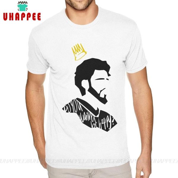 

short sleeves round neck cotton j cole tee type male s teeshirts, White;black