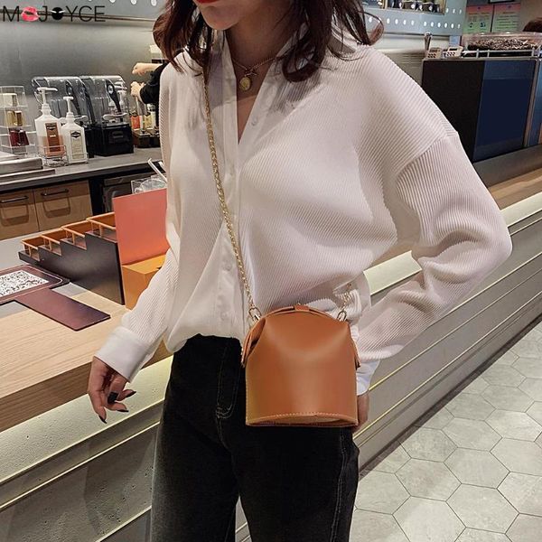 

creative clip shoulder crossbody bags pu leather women chain messenger bag