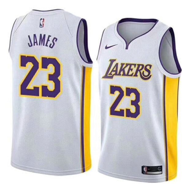 

Sale lo angele laker 23 jame men 039 ba ketball jer ey 23 lebron jame jer ey good quality