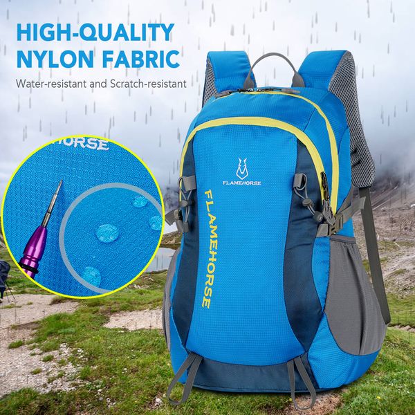 

30l water-resistant lightweight hiking backpack outdoor sport camping climbing cycling travel backpack daypack bag