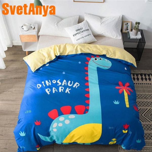 

svetanya 100 cotton duvet cover dinosaur cartoon print quilt comforter covers