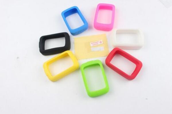 

outdoor cycling computer silicone rubber protect case + lcd screen film protector for bryton r310