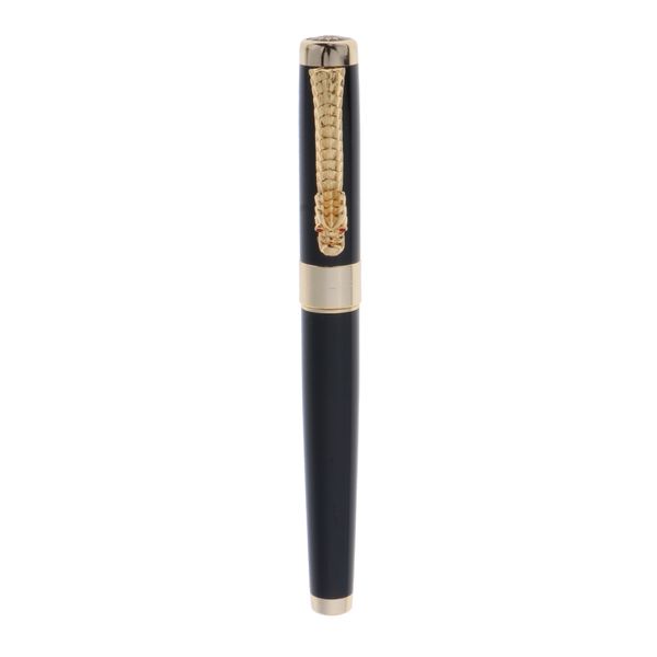 

elegant fountain pen fine nib business writing supplies, Blue;orange