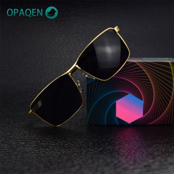 

opaqen mans sunglasses polarized tr-90 classic frames coating 1.1mm tac lens eyewear driving fishing sun glasses for women