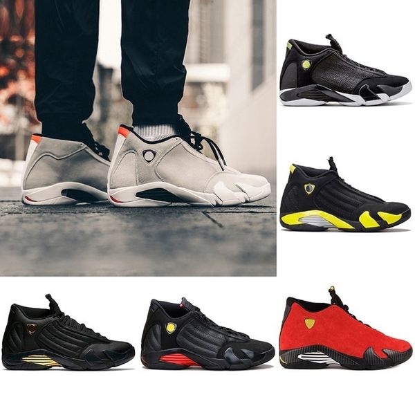 

mens 14 designer basketball shoes the last sdmp desert sand 14s men sports thunder red black toe sneakers size 41-47