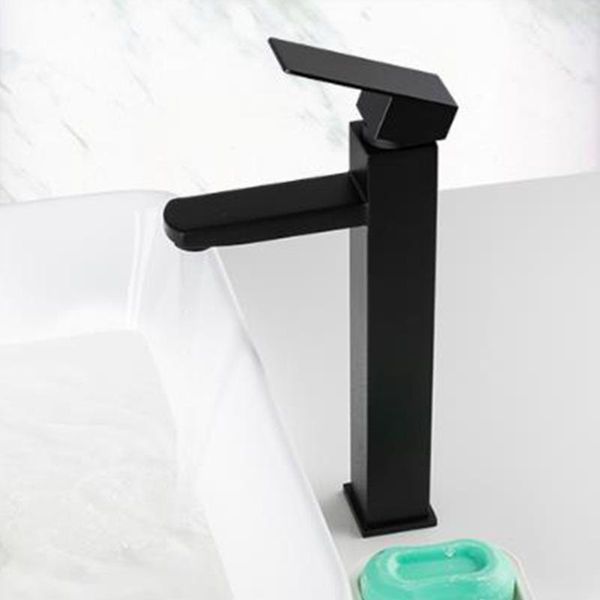 

basin faucet black square bathroom sink faucet tap stainless steel bathroom deck mounted basin mixer tap 5years wanarrty