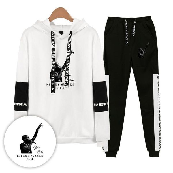 

tracksuits spring casual clothing sets women teenager hoodies pants 2pcs sport suits nipsey hussle mens, Gray