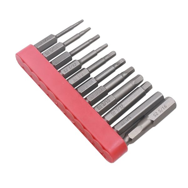 

11шт шестигранный ключ набор шестигранный бит электрик 50 мм с магнитным дюймовым ключом отвертка ремонт инструмента бит