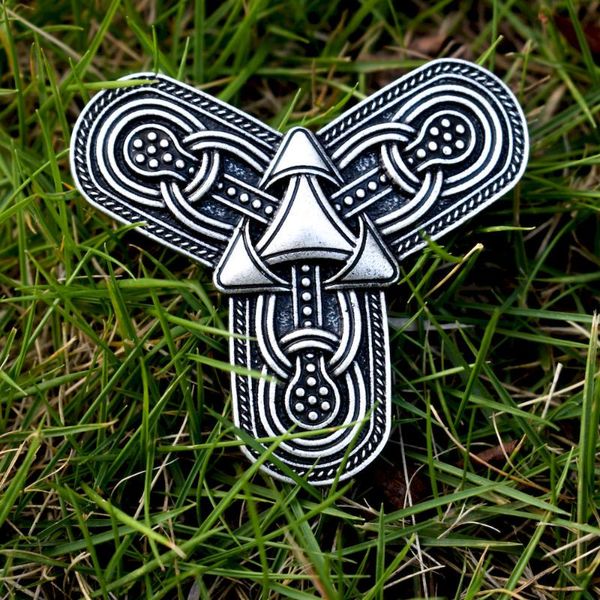 

12pcs viking brooch, Silver