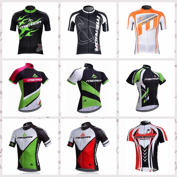 

MERIDA team Велоспорт с короткими рукавами трикотаж Удобный и ветрозащитный Горный Ве