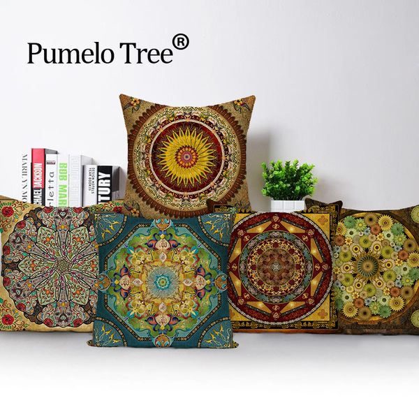 

геометрический богемной наволочка подушка домашнего декора пользовательской крышки подушка цветок белье на открытом воздухе подушка dropship