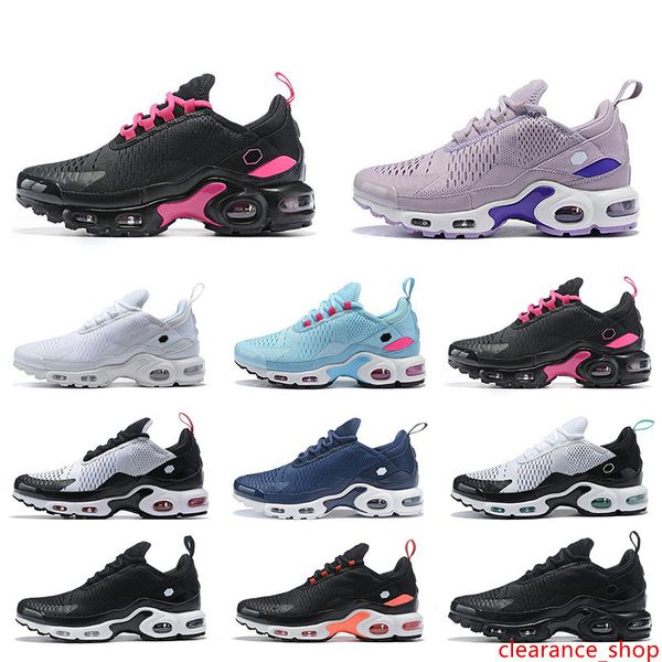 

2020 new tn plus men women running shoes triple black yellow shoes tn training sport mens trainers zapatos sneakers 36-45